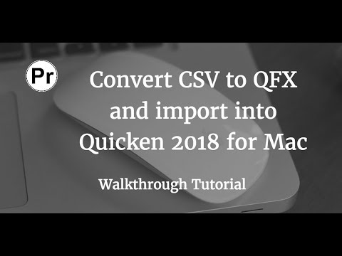 How to import ofx into quicken for mac